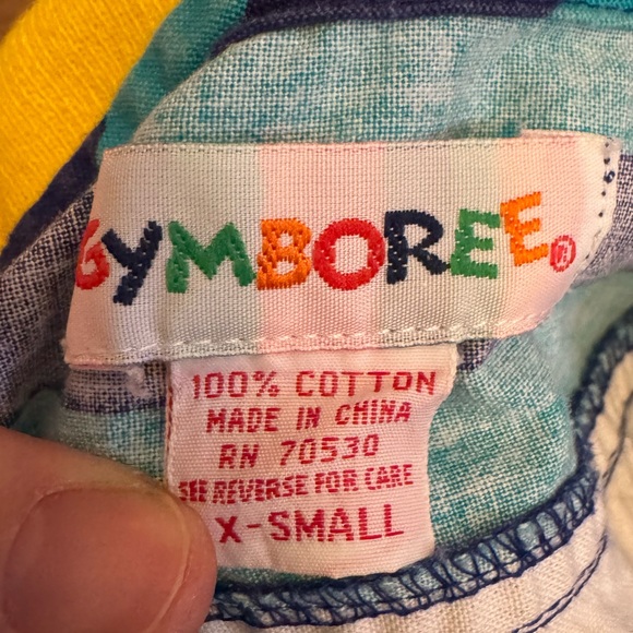 Vintage 90’s Gymboree Size XS/9-12 Months Retro Stripe Collared Jumpsuit - Picture 12 of 12